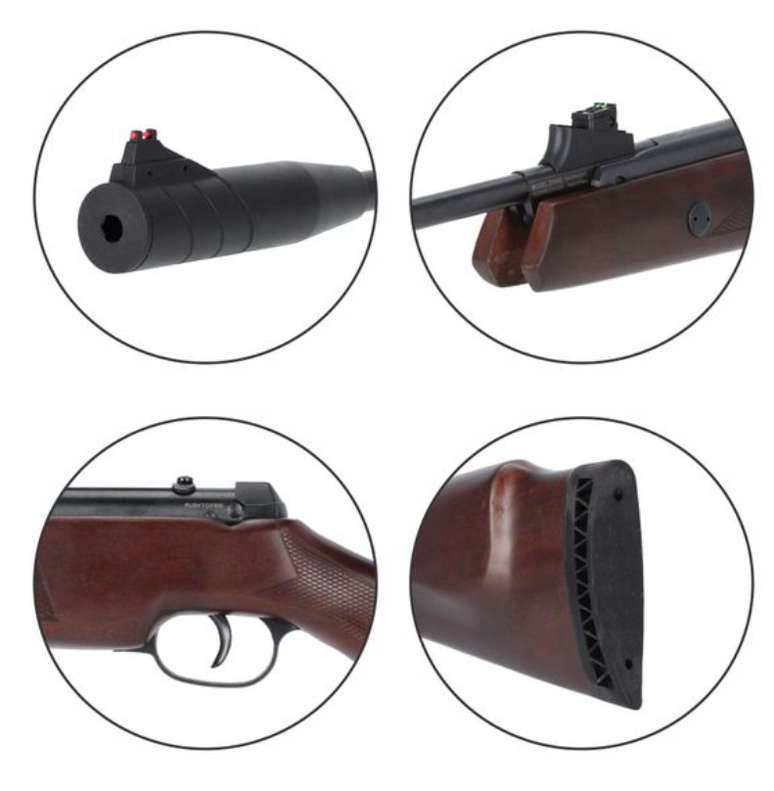 Beeman Jackal 2066 Spring Air Rifle  5.5mm, Wooden Stock