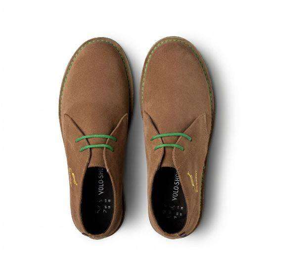 Lowveld Veldskoen Heritage Springbok - Green Sole - UK 5