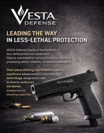 VESTA Defense PDW .50 CO2 Kit  F1 Flashlight