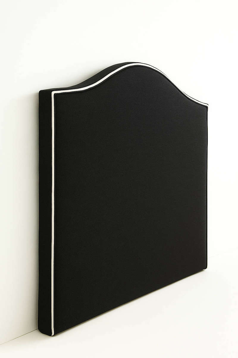 Lumi Gold Custom Upholstered Queen Headboard