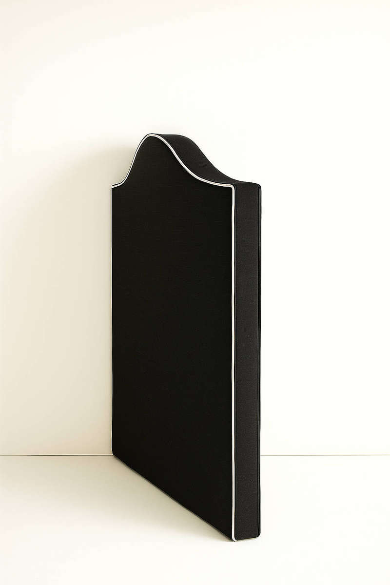 Lumi Gold Custom Upholstered Queen Headboard