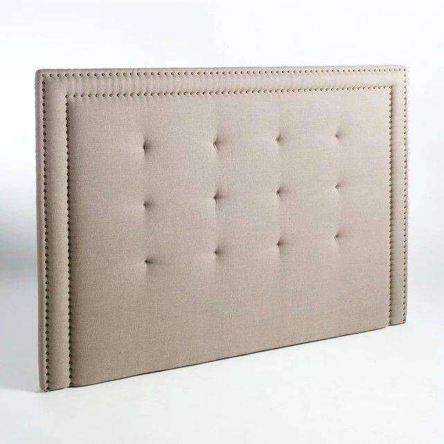 Lumi Gold Upholstered King Headboard