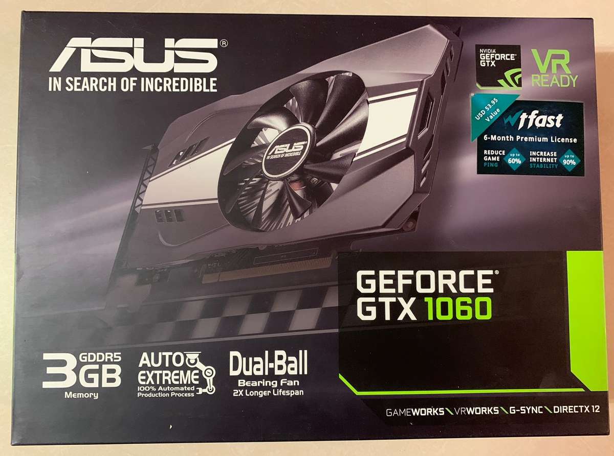Asus GTX 1060 3GBGPU