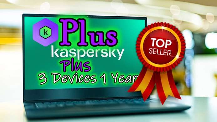 Kaspersky Plus - 3 Devices 1 Year No Shipping Fee