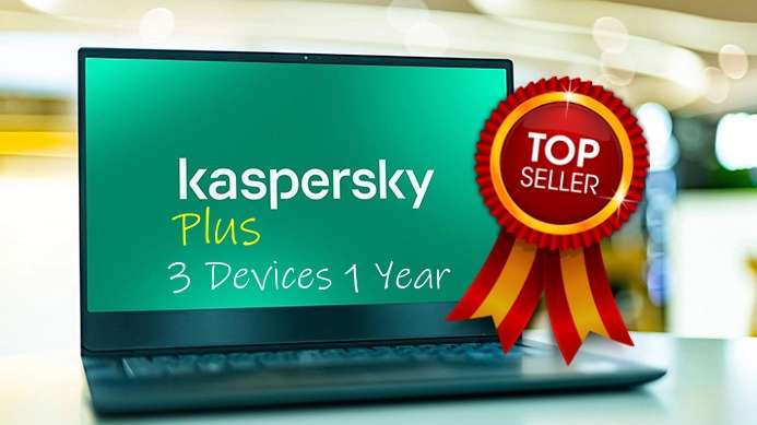 Kaspersky Plus - 3 Devices 1 Year No Shipping Fee