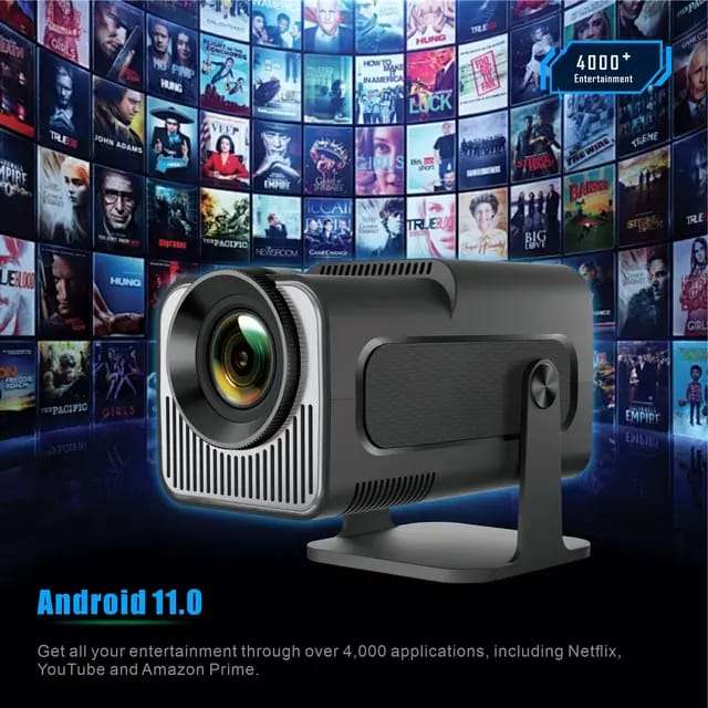 HD smart projector with remote
