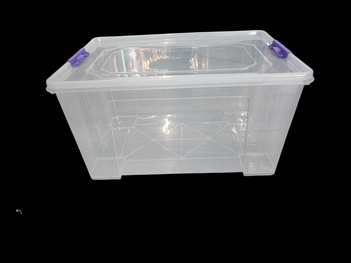 Storage box clear elite 55L 53CMx37CMx28CM