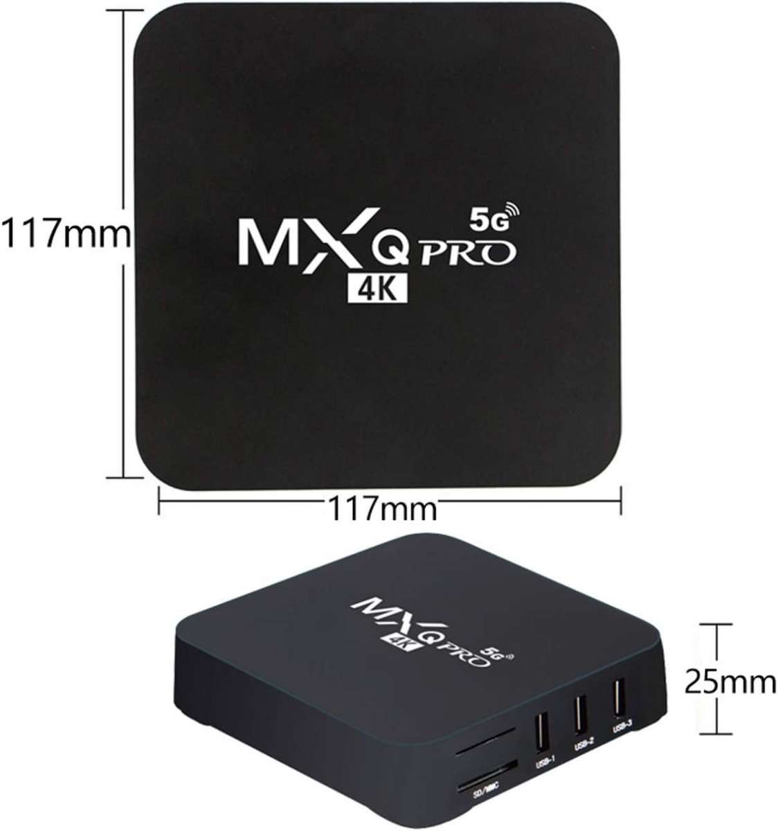 MXQ Pro 5G Android 13.1 TV box