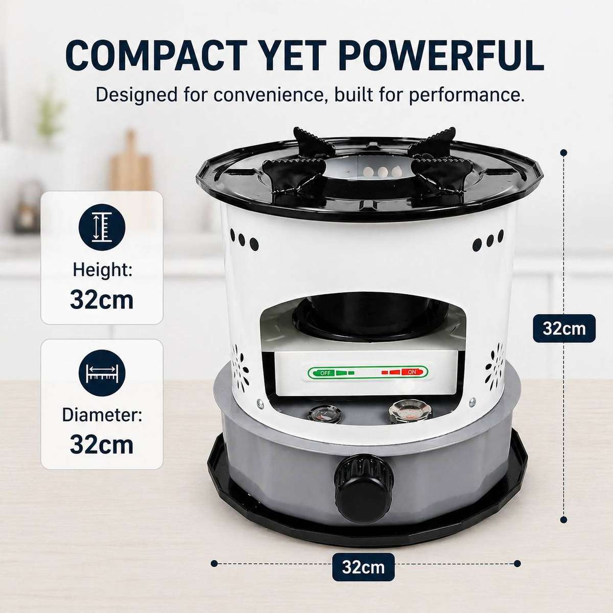 Portable kerosene stove 5.5L emergency cooker for camping and load shedding