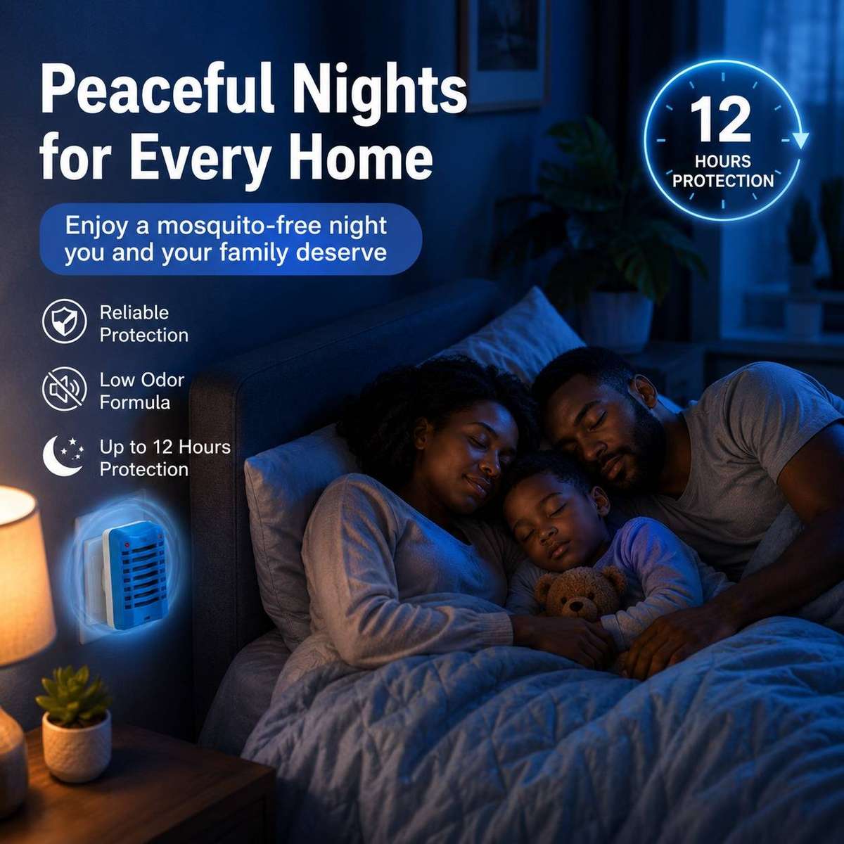 Electric Mosquito Heater with 36 Mosquito Tablets Indoor Plug In Mosquito Killer