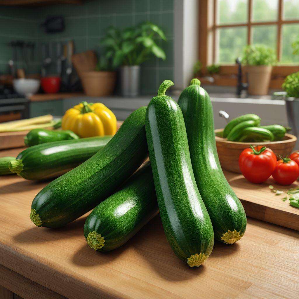 GREEN BUSH ZUCCHINI  x 5 seeds