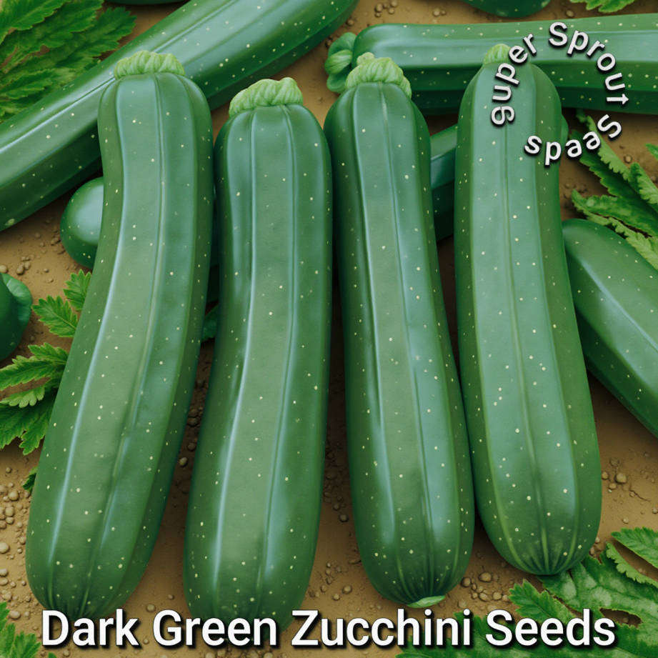 GREEN BUSH ZUCCHINI  x 5 seeds