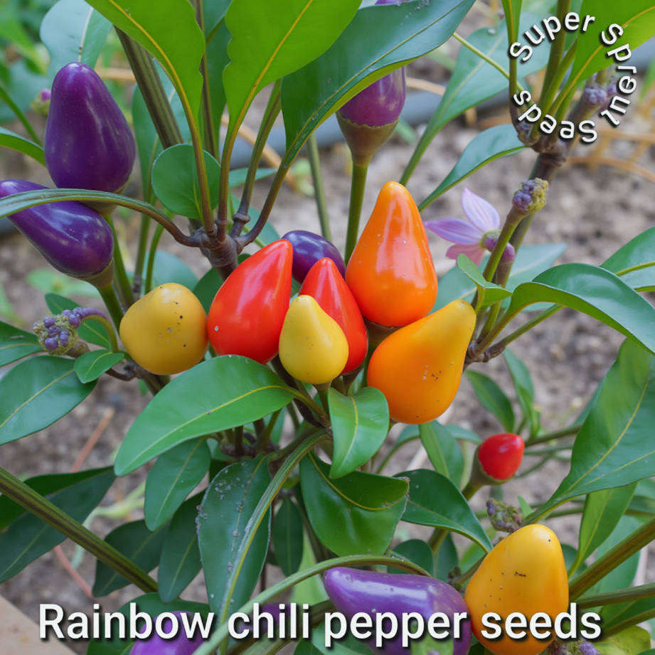 BOLIVIAN RAINBOW CHILLI PEPPER x 6 seeds
