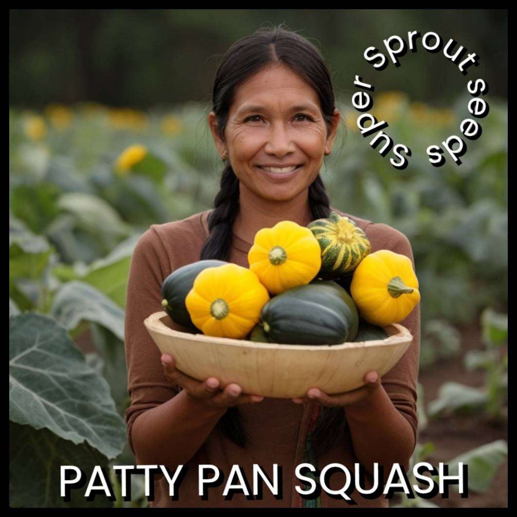 Pattypan Squash x 6 seeds