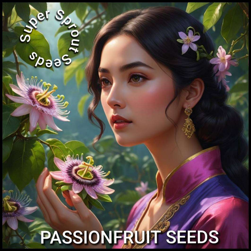 PURPLE PASSION FRUIT x 15 organic seeds