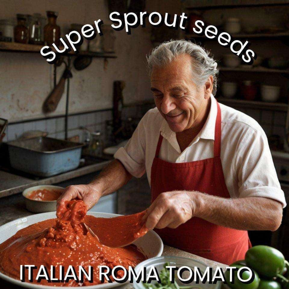 Medium Italian plum tomato x 10 seeds