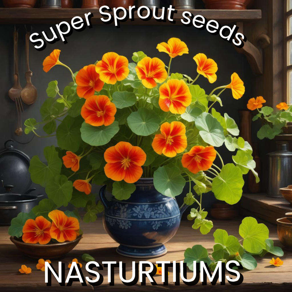 NASTURTIUM/KAPPERTJIE x 25+ seeds