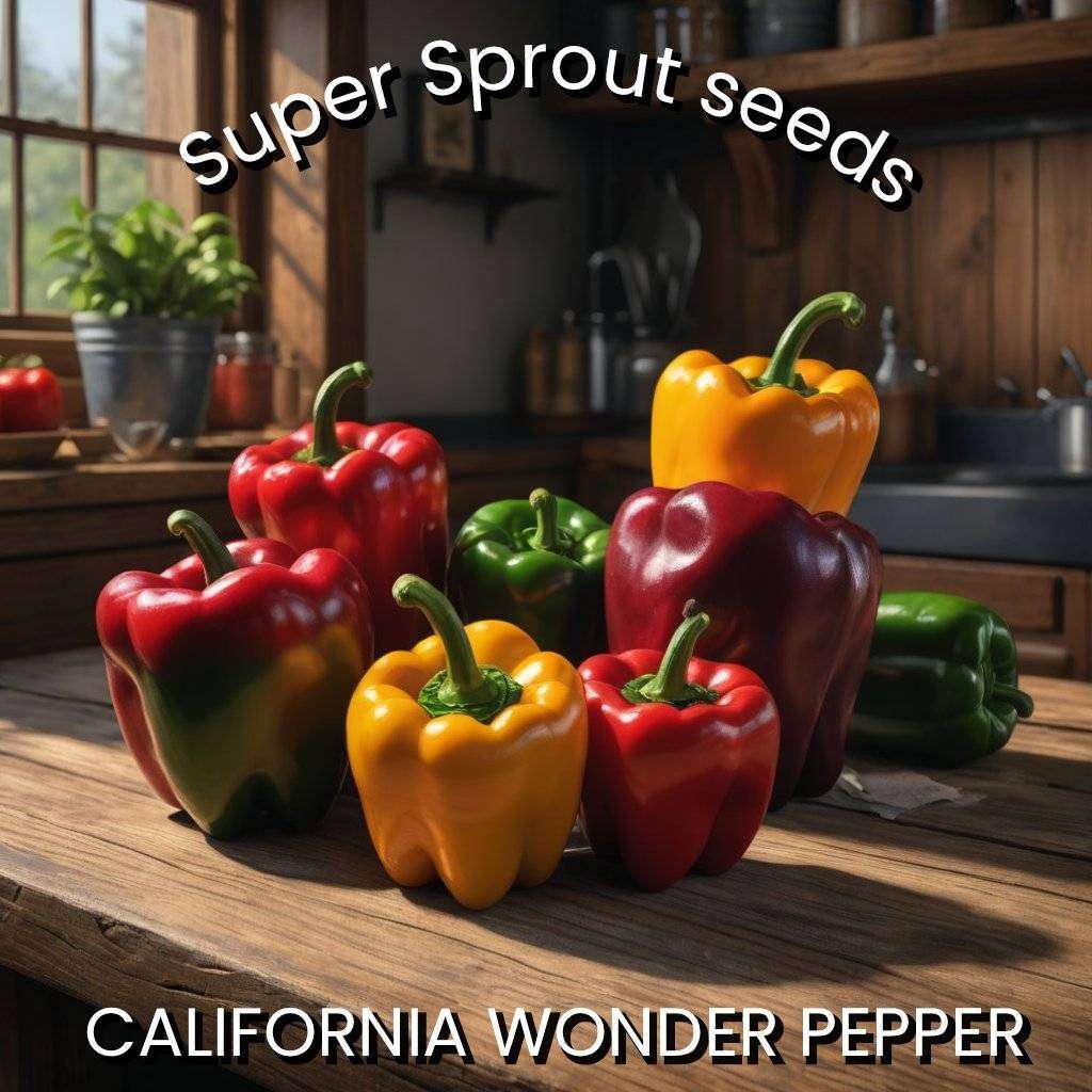 CALIFORNIA WONDER PEPPER x 10+ organic