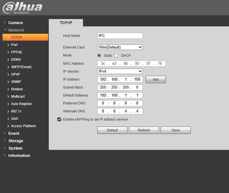 Dahua IPC-HDW5241H-ASE-PV