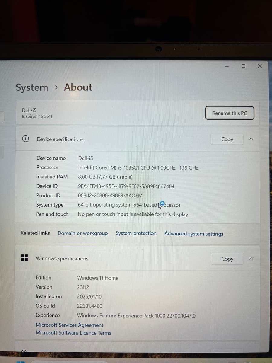 Dell Inspiron 15 3511 | 10th Gen i5, 8GB RAM, 256SSD | Boxed | Bargain