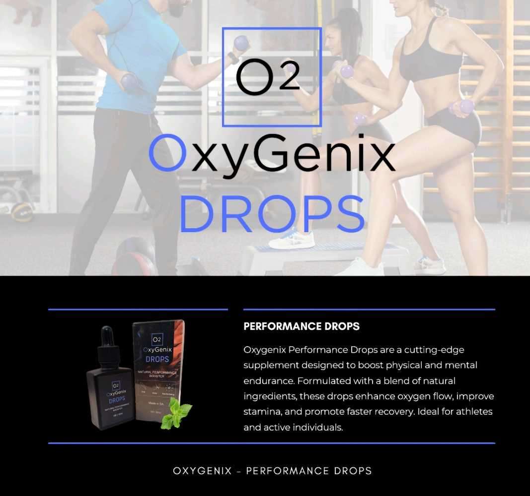 OxyGenix Performance Drops