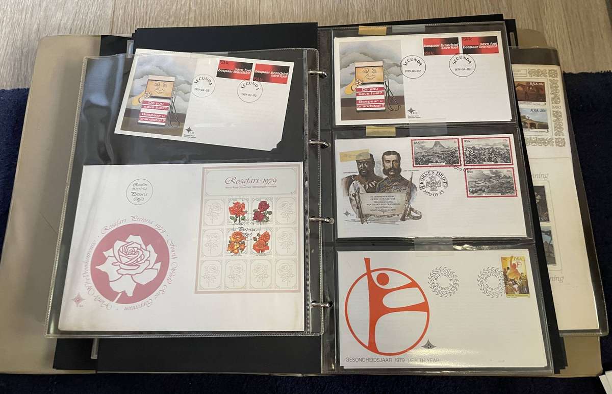 Lot 57 Album full of RSA 1 - 4 series FDC's