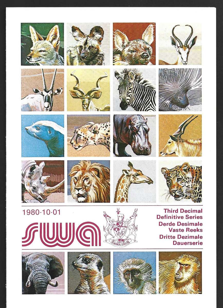 Lot 70 SWA / Namibia Large FDC's and Definitive Folders. See scans