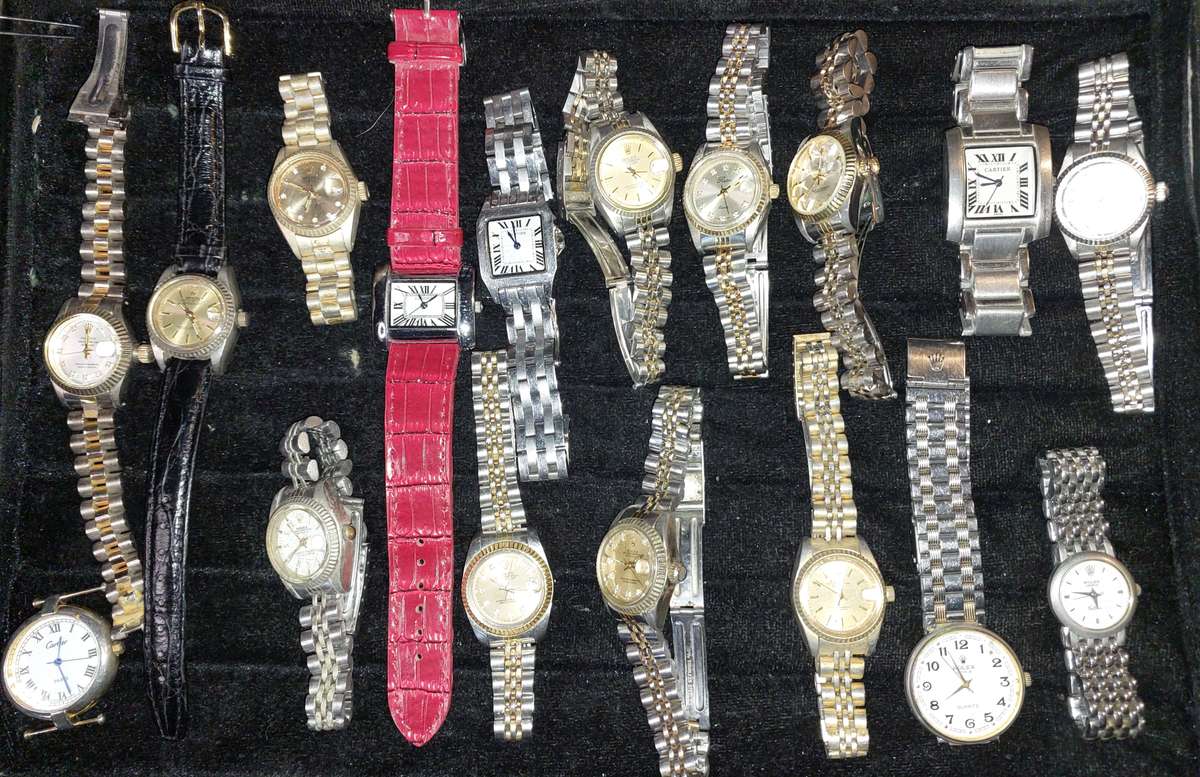 A COLLECTION OF CLOAN JAPANESE MOVEMENT WOMANS WATCHES