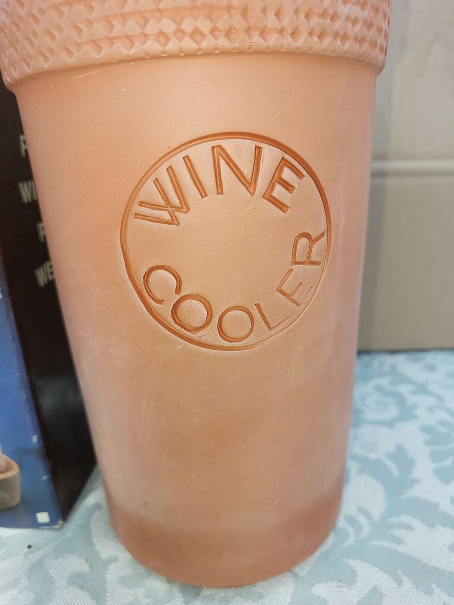 A BEAUTIFULL TERRACOTTA WINE COOLER FROM FLORENCE ITALY