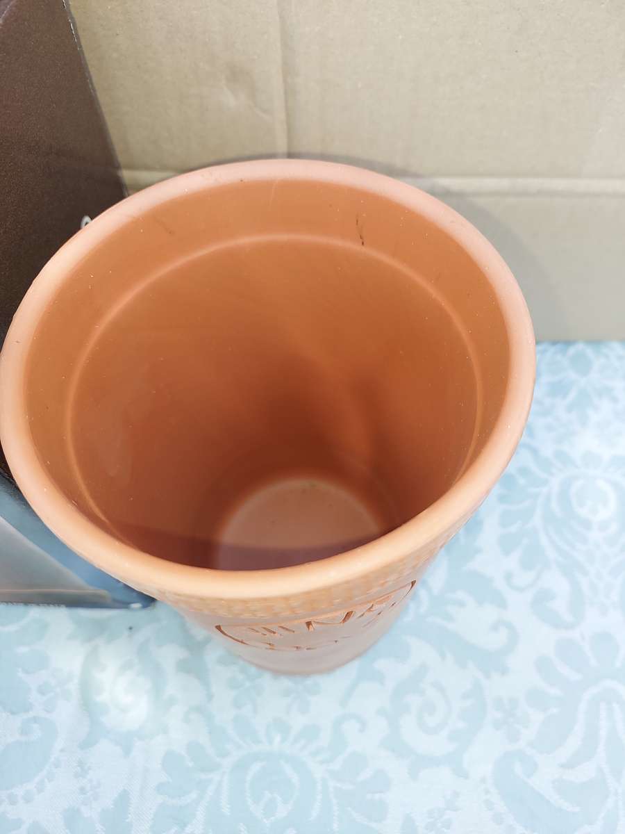 A BEAUTIFULL TERRACOTTA WINE COOLER FROM FLORENCE ITALY