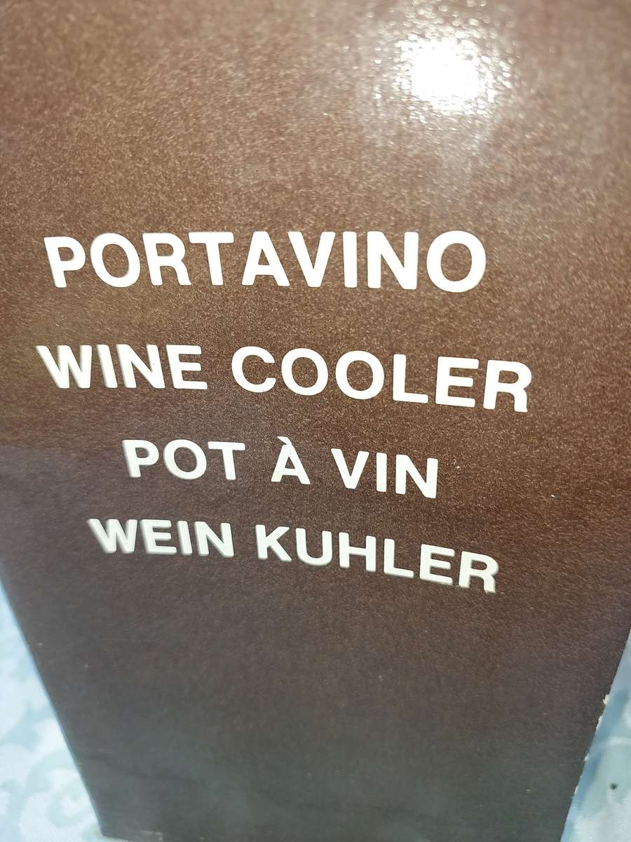 A BEAUTIFULL TERRACOTTA WINE COOLER FROM FLORENCE ITALY