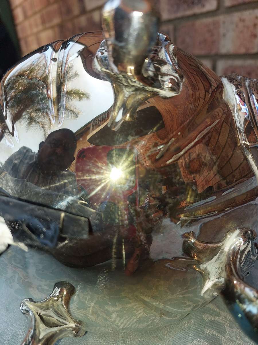 A VINTAGE VICTORIAN SILVER PLATED  JUG TEA SET THAT NEEDS SOME REPAIRS