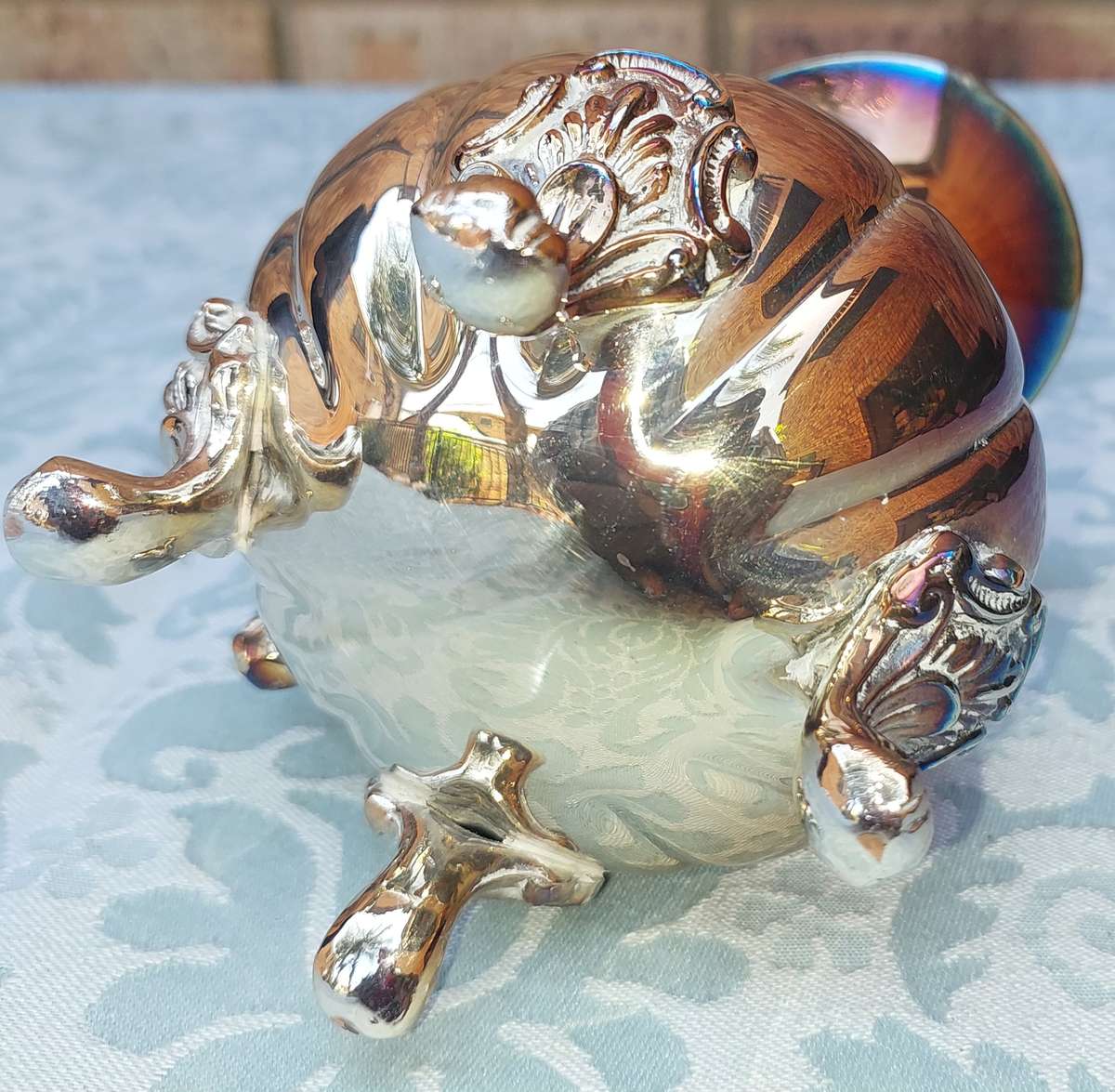 A VINTAGE VICTORIAN SILVER PLATED  JUG TEA SET THAT NEEDS SOME REPAIRS