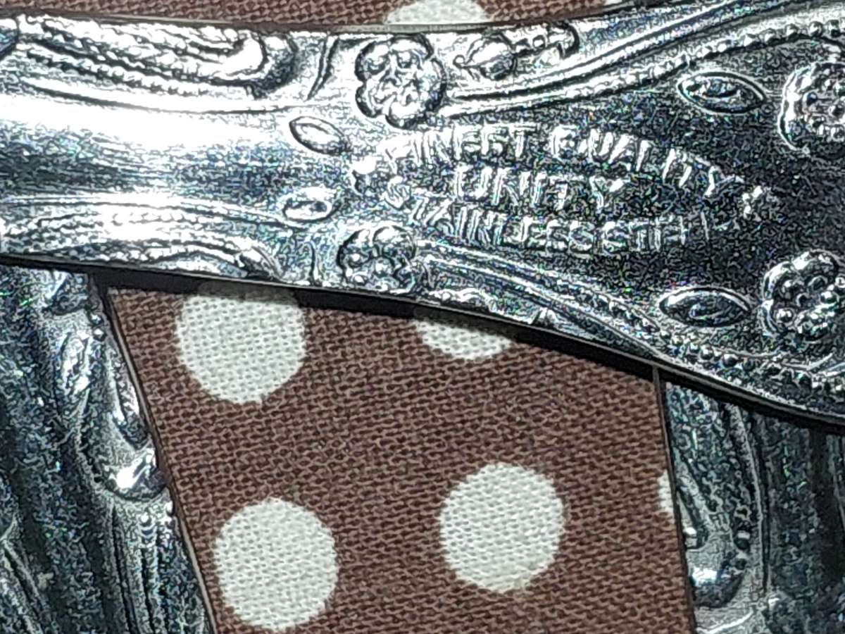 A VINTAGE FINEST QUALITY UNITY VULCAN STAINLESS STEEL 59 PIECE CUTLERY SET SOLD AS IS