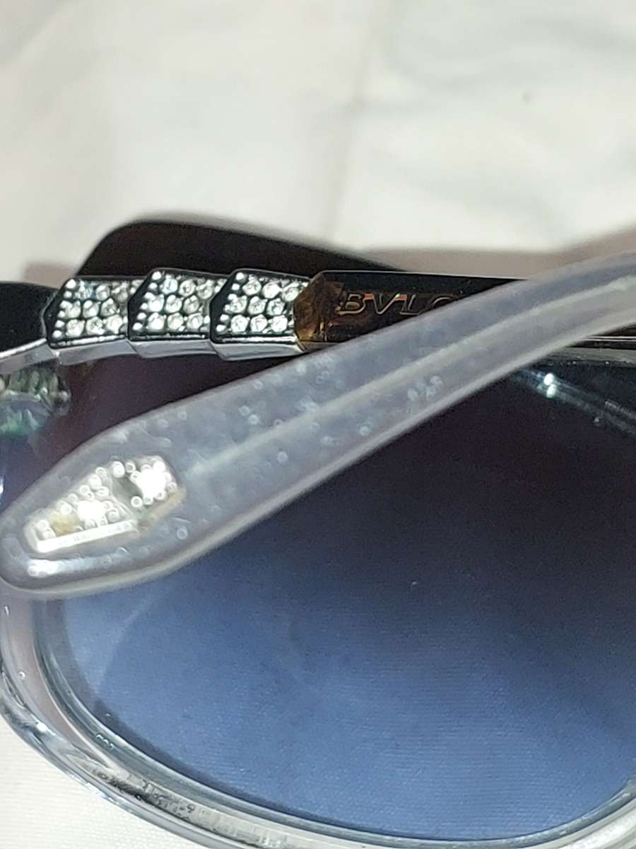 TWO BEAUTIFULL BVLGARI WOMANS SUNGLASSES SOLD AS IS