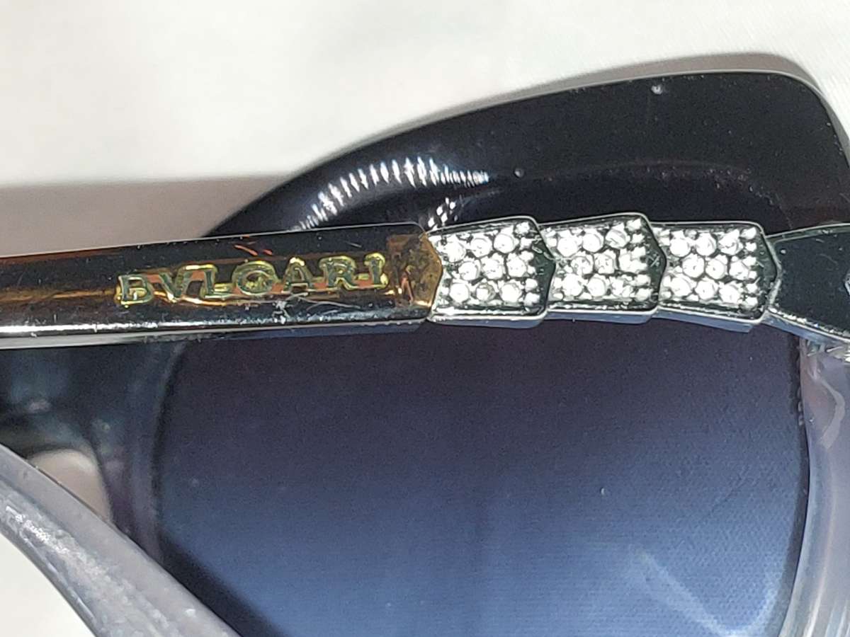 TWO BEAUTIFULL BVLGARI WOMANS SUNGLASSES SOLD AS IS