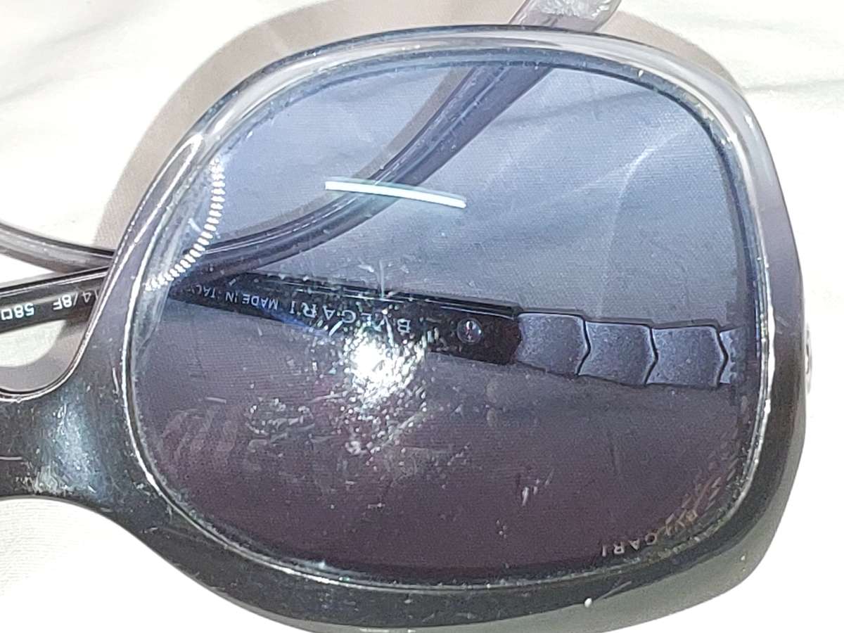 TWO BEAUTIFULL BVLGARI WOMANS SUNGLASSES SOLD AS IS