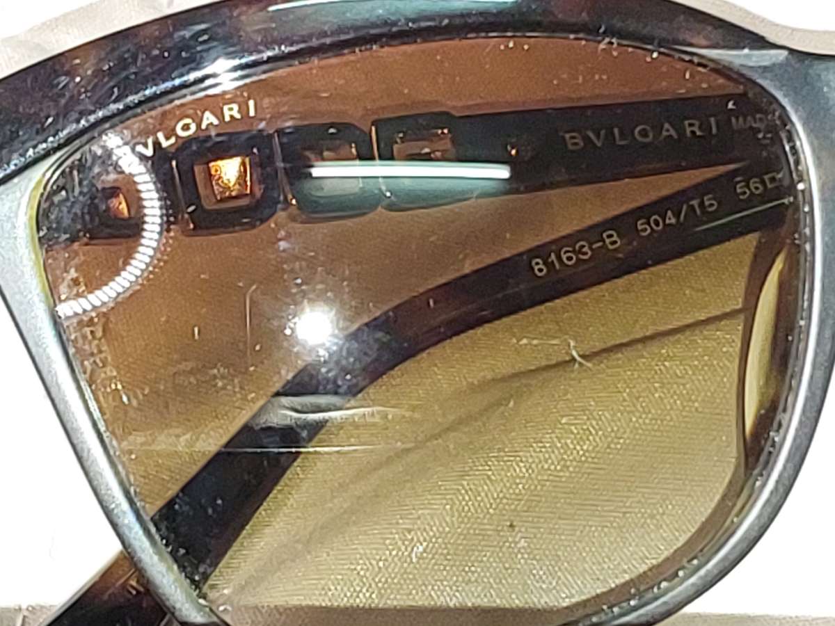 TWO BEAUTIFULL BVLGARI WOMANS SUNGLASSES SOLD AS IS