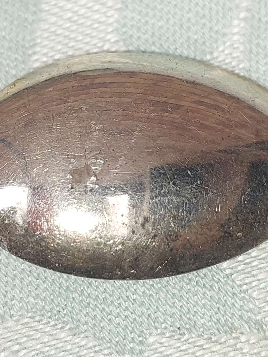 A VINTAGE SET OIF 6 EMESS PLATE EPNS TEASPOONS SOLD AS IS