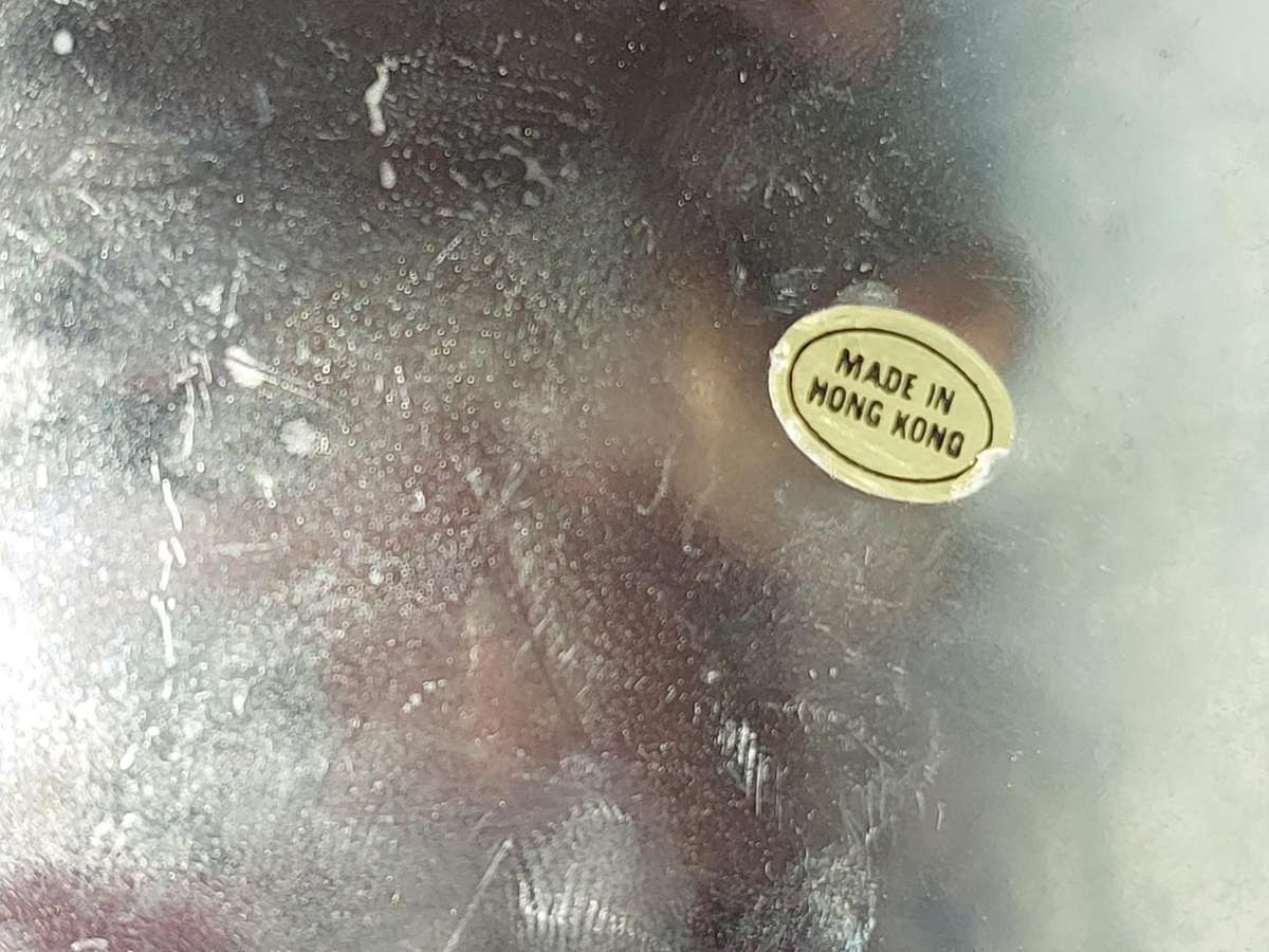 AN ART DECOR STAINLESS STEEL ICE BUCKET SOLD AS IS