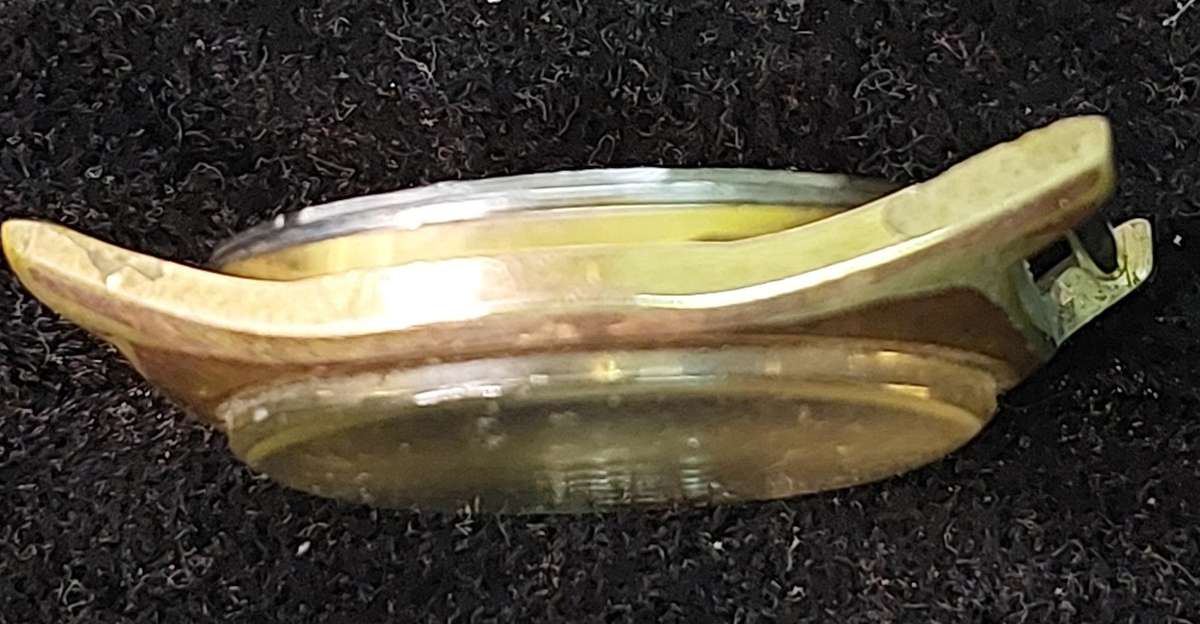 A VINTAGE RARE DAMAS AUTOMATIC 25 JEWELS SWISS CALENDAR MENS WATCH WORKING SOLD AS IS