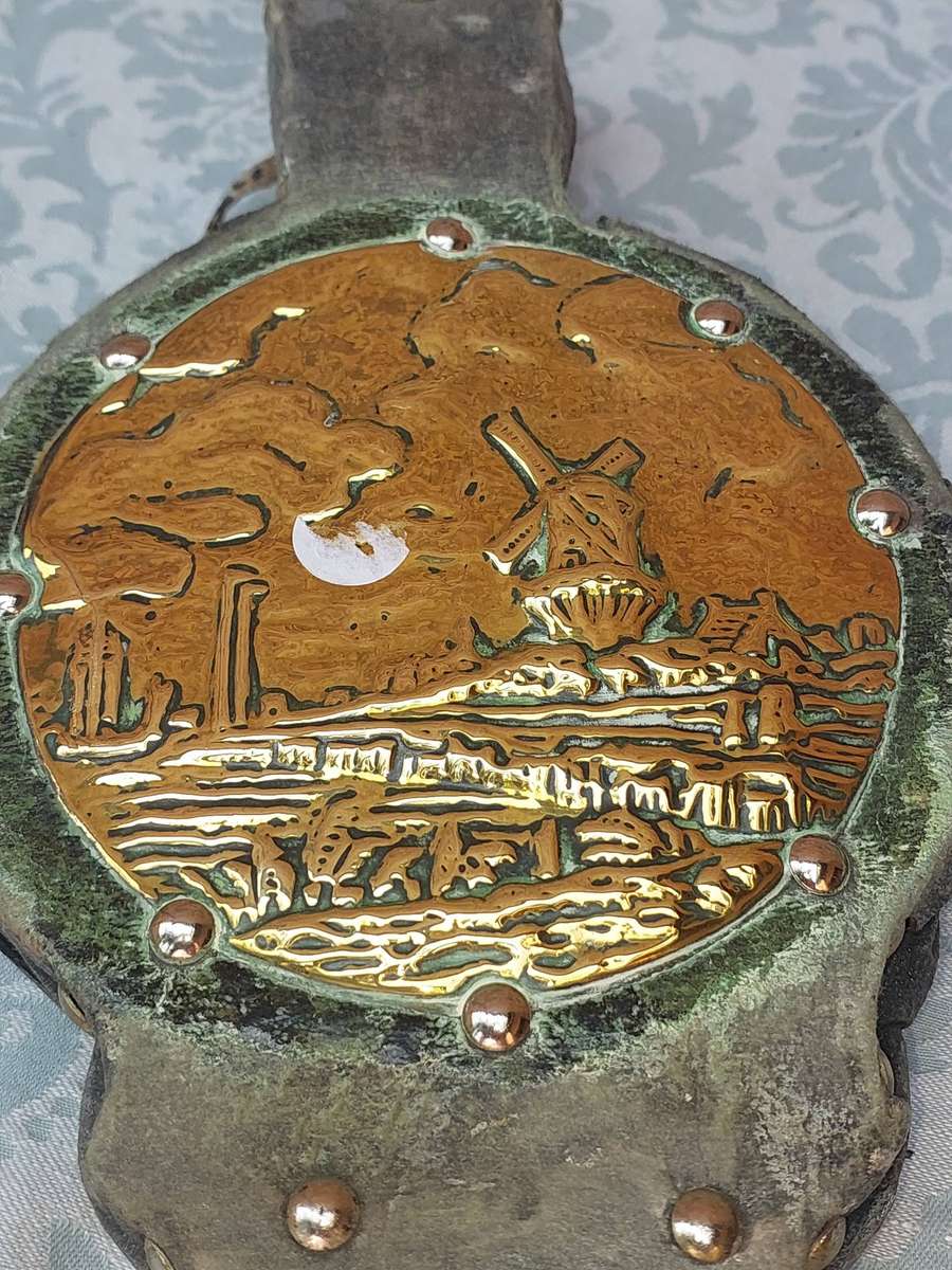 A DUTCH FIREPLACE BELOWS SOOD AS IS