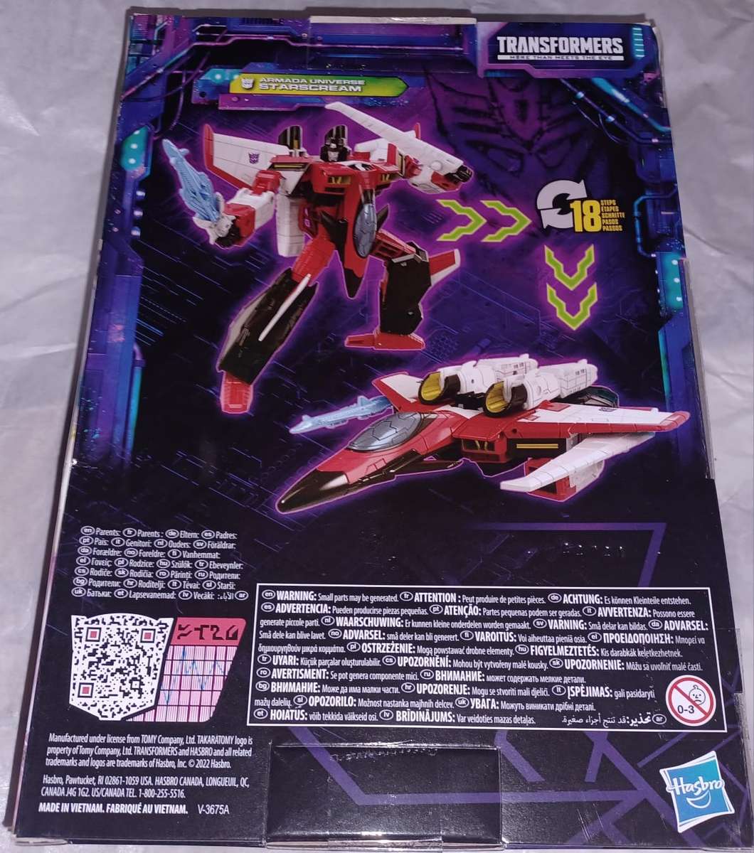 Hasbro Transformers Starscream 7 inch Action Figure