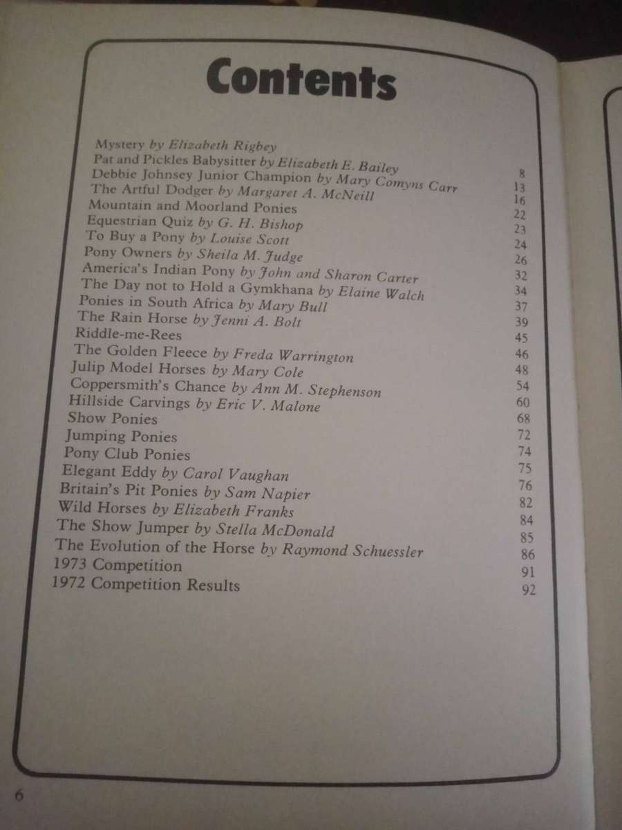 Pony Magazine Annual 1973