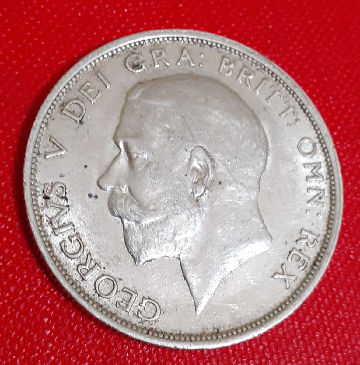 Great Britain, George V 1/2 Crown, 1915  Silver .925 14gr