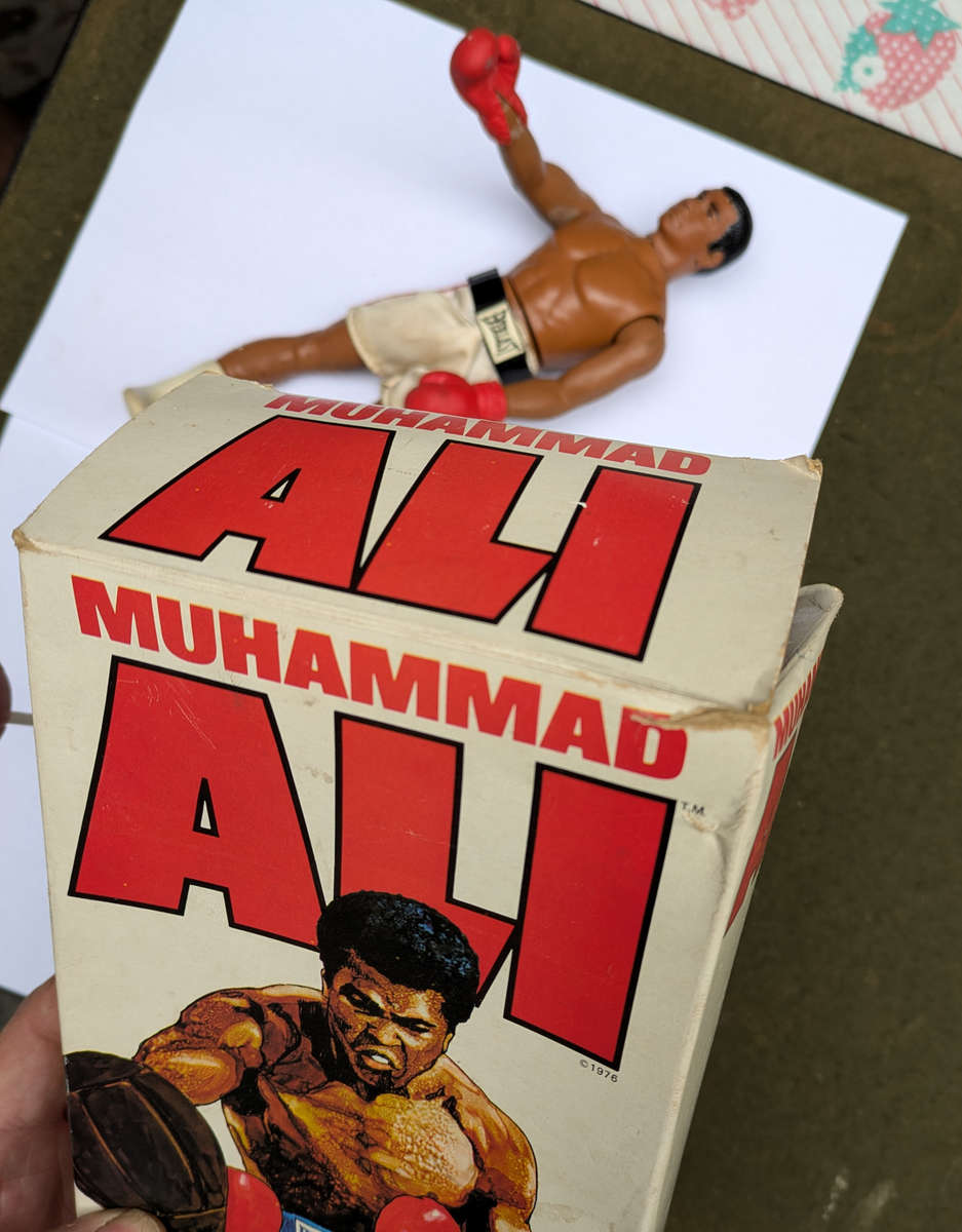 *RARE* Vintage Mego Denys Fisher 1976 Muhammad Ali boxing 10'' action figure - Boxed