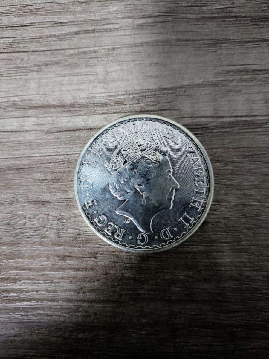 1oz Silver Britannia coin. 2021