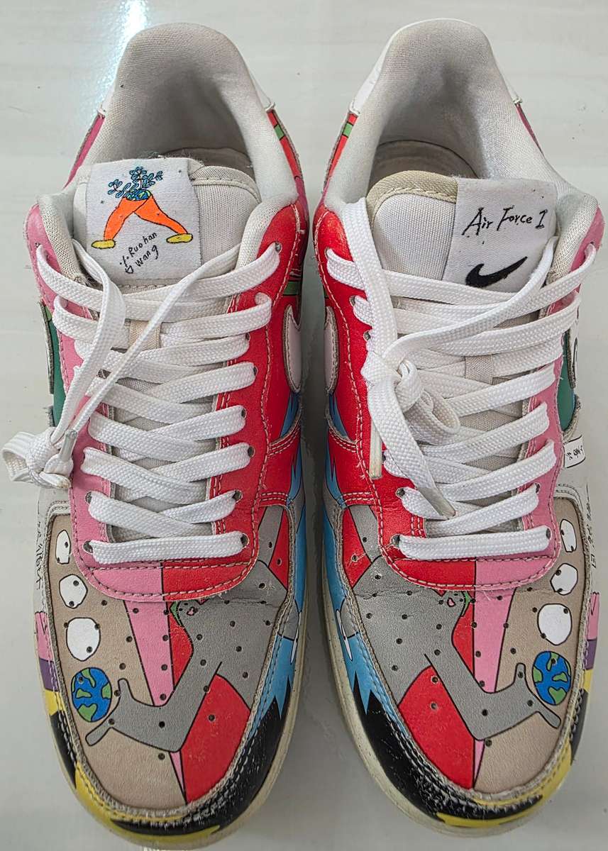 Nike Airforce 1 - Highly Collectable Ruohan Wang Multi Colour