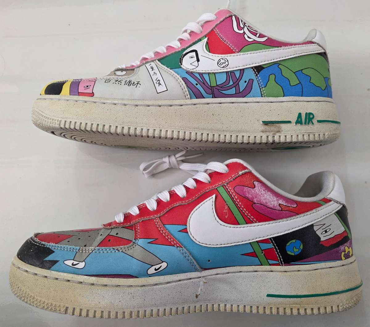 Nike Airforce 1 - Highly Collectable Ruohan Wang Multi Colour