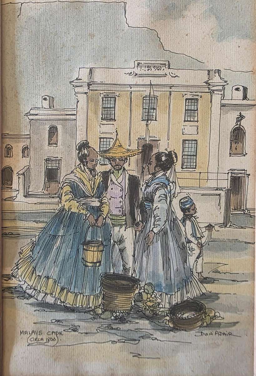 Don Adare -Cape Malay mixed media